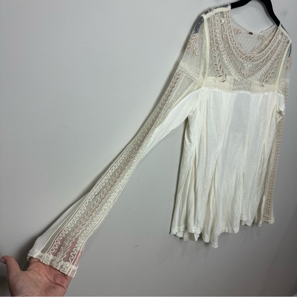 Free People Jojo Mixed Media Shirt - Picture 5 of 8